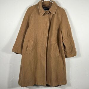 🔥True Vintage 80’s-90’s BURBERRYS’ Made Italy Wool Pea Coat Trench Jacket  Sz12